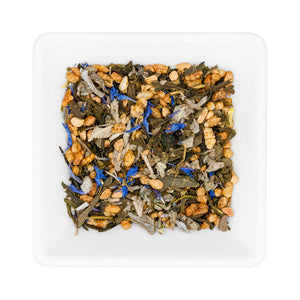 Blueberry Sage Genmaicha Green Tea - Distinctly Tea Inc.