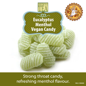 Eucalyptus Menthol  Vegan Candy ALL Natural 225G