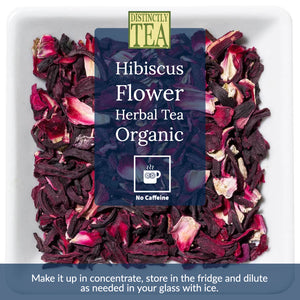 Hibiscus Flower Herbal Tea Organic - Distinctly Tea Inc.