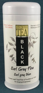 Tin Large White 100-125 Grams - Distinctly Tea Inc.
